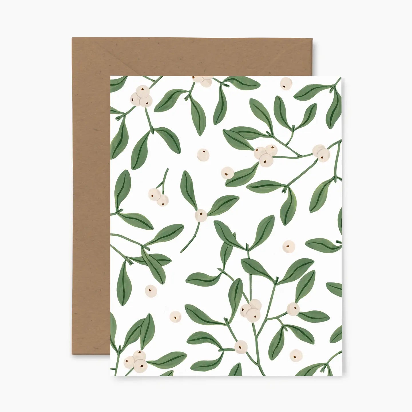 Carte de souhaits - Motif gui