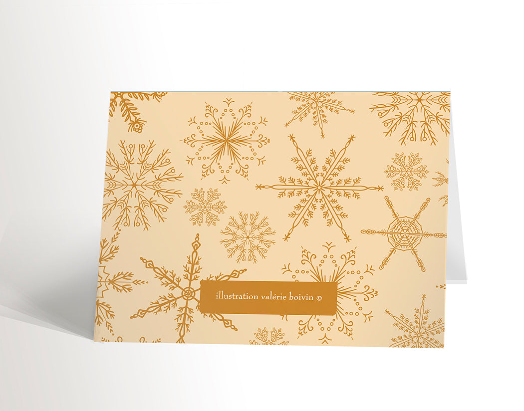 Carte de souhaits - Ourson en traîneau