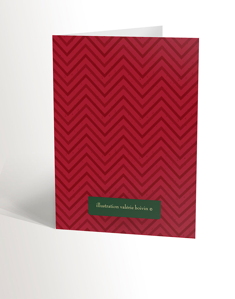 Carte de souhaits - Sapin de chiens