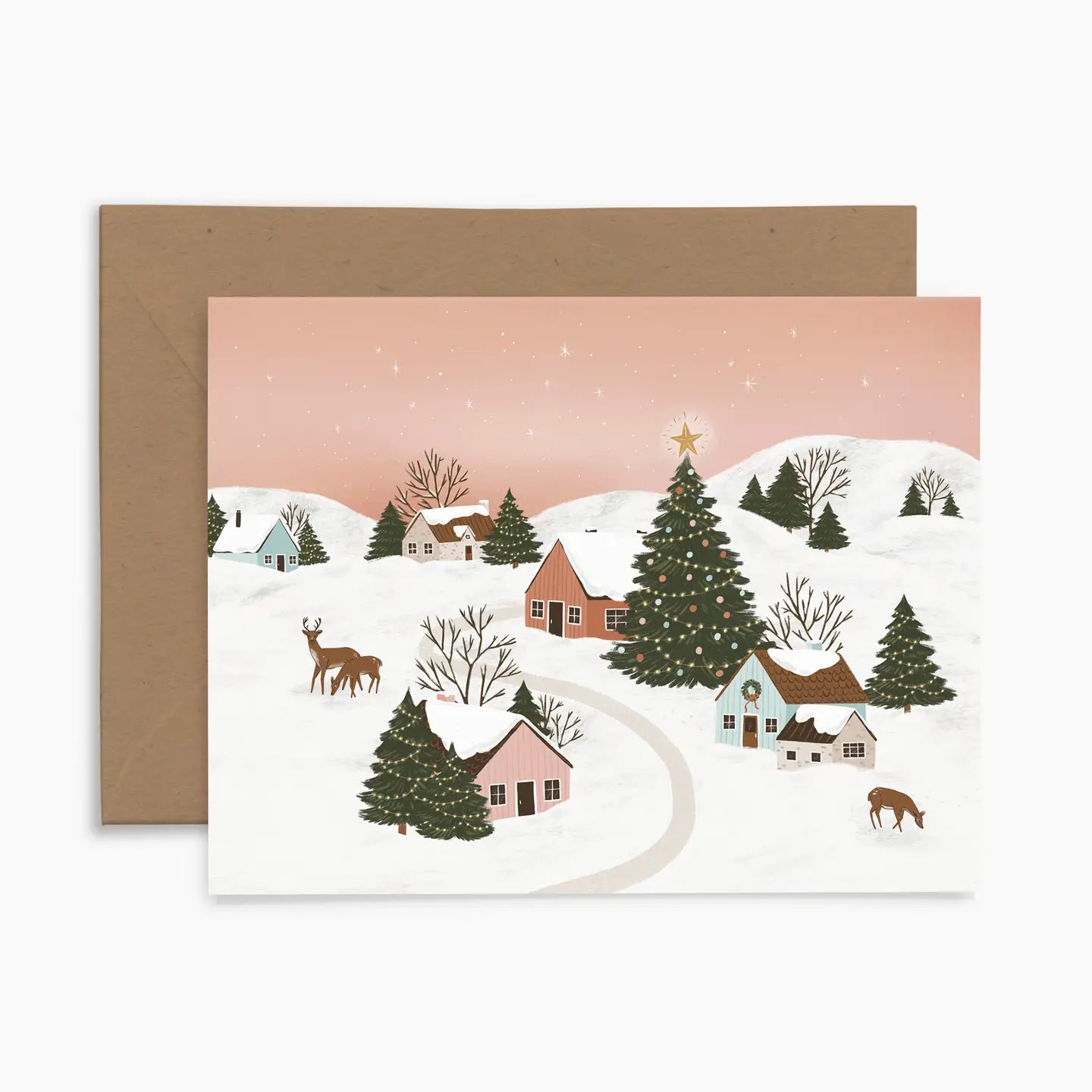 Carte de souhaits - Village des fêtes