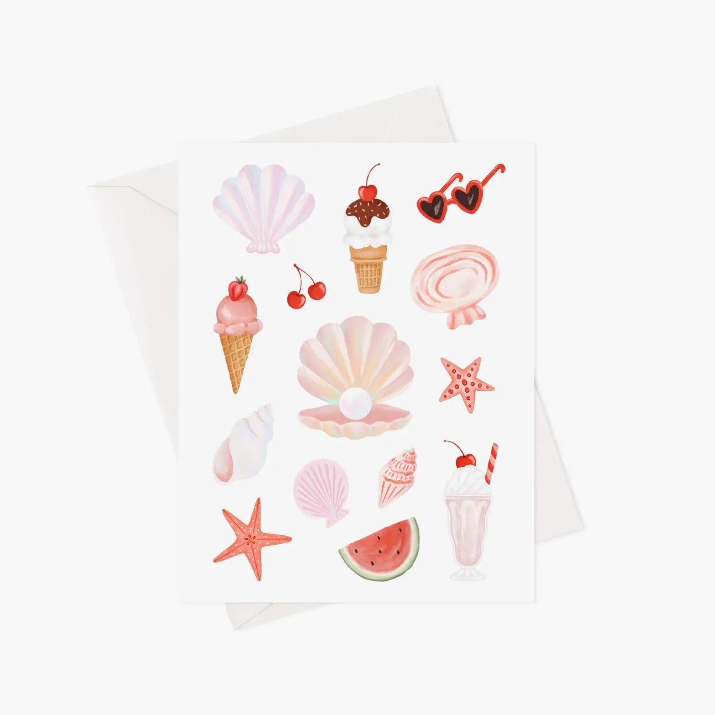 Carte de souhaits - Journée à la plage