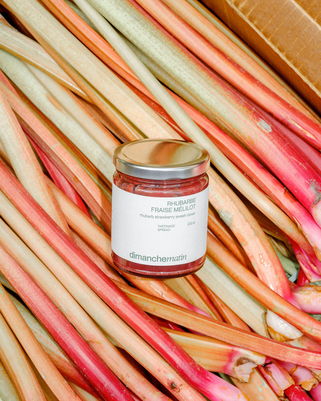 Spread - Rhubarb, strawberry and sweet clover