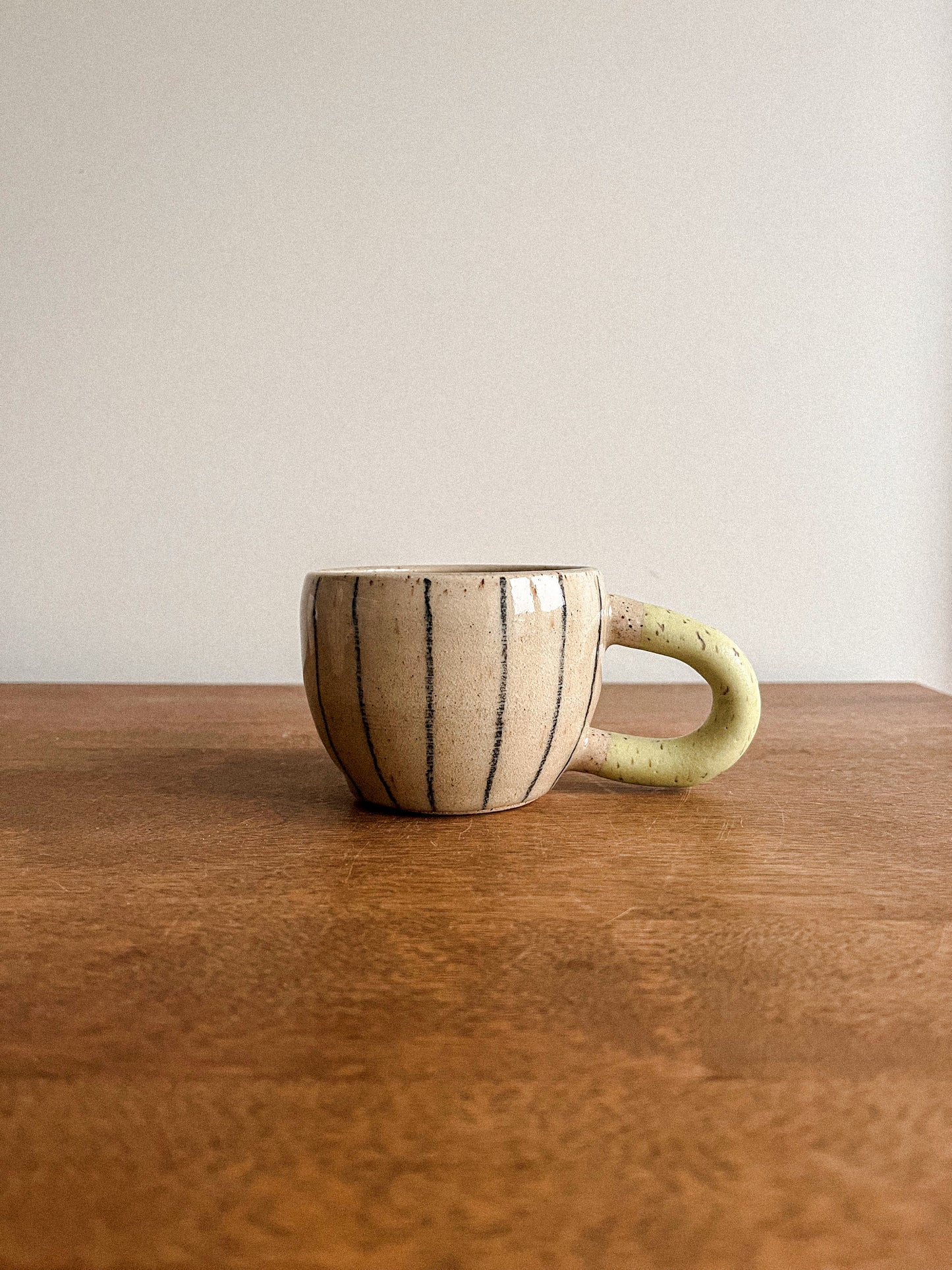 Tasse - Verte et noire