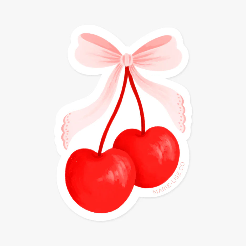 Die-cut sticker - Flirty cherries