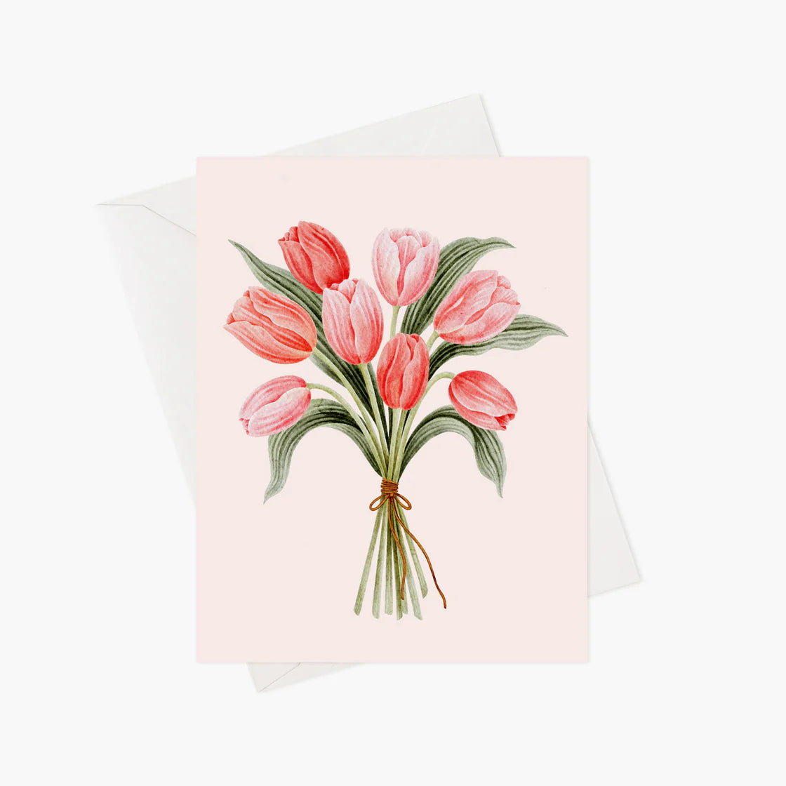 Greeting Card - Bouquet of Tulips