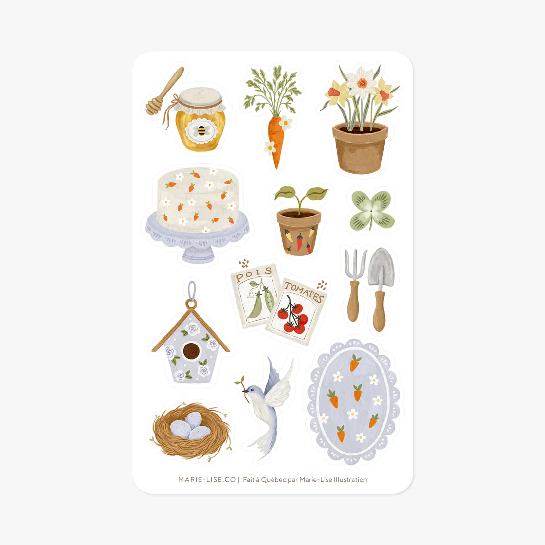 Sticker sheet - Garden passion