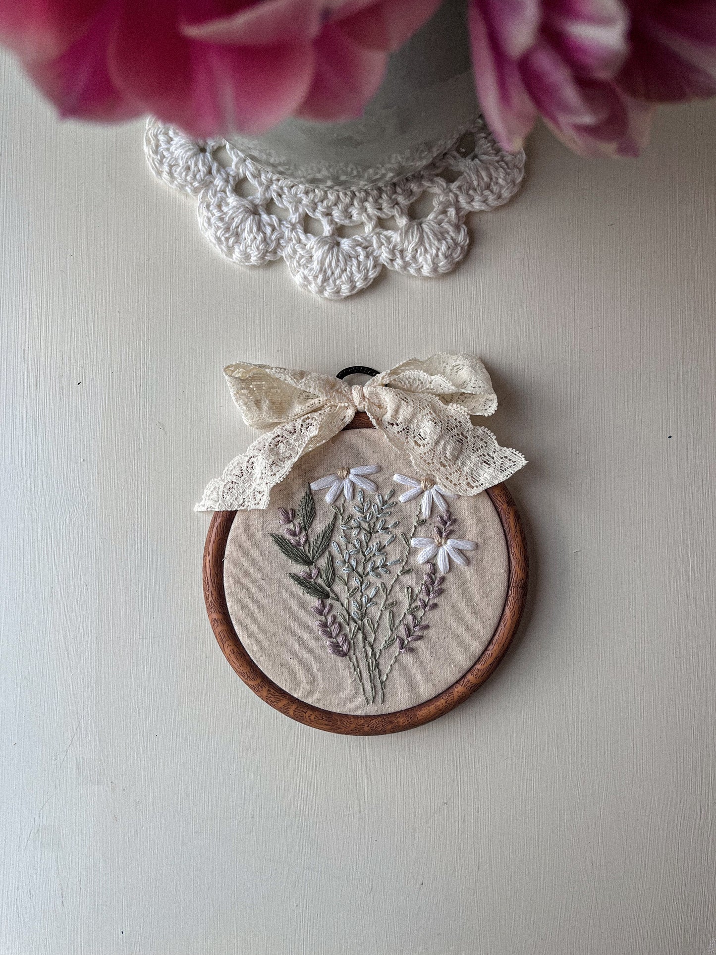 Broderie - Bouquet de fleurs