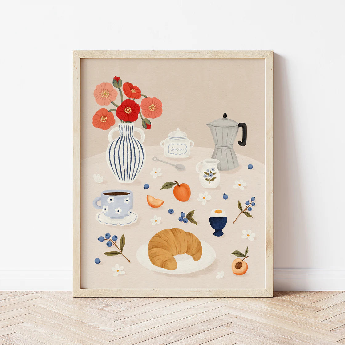 Affiche - Petit déjeuner