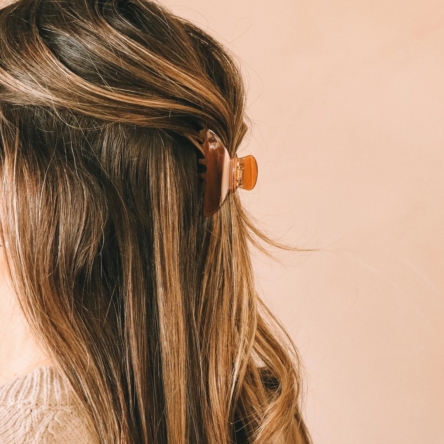 Pince à cheveux La Nella - Caramel Multi