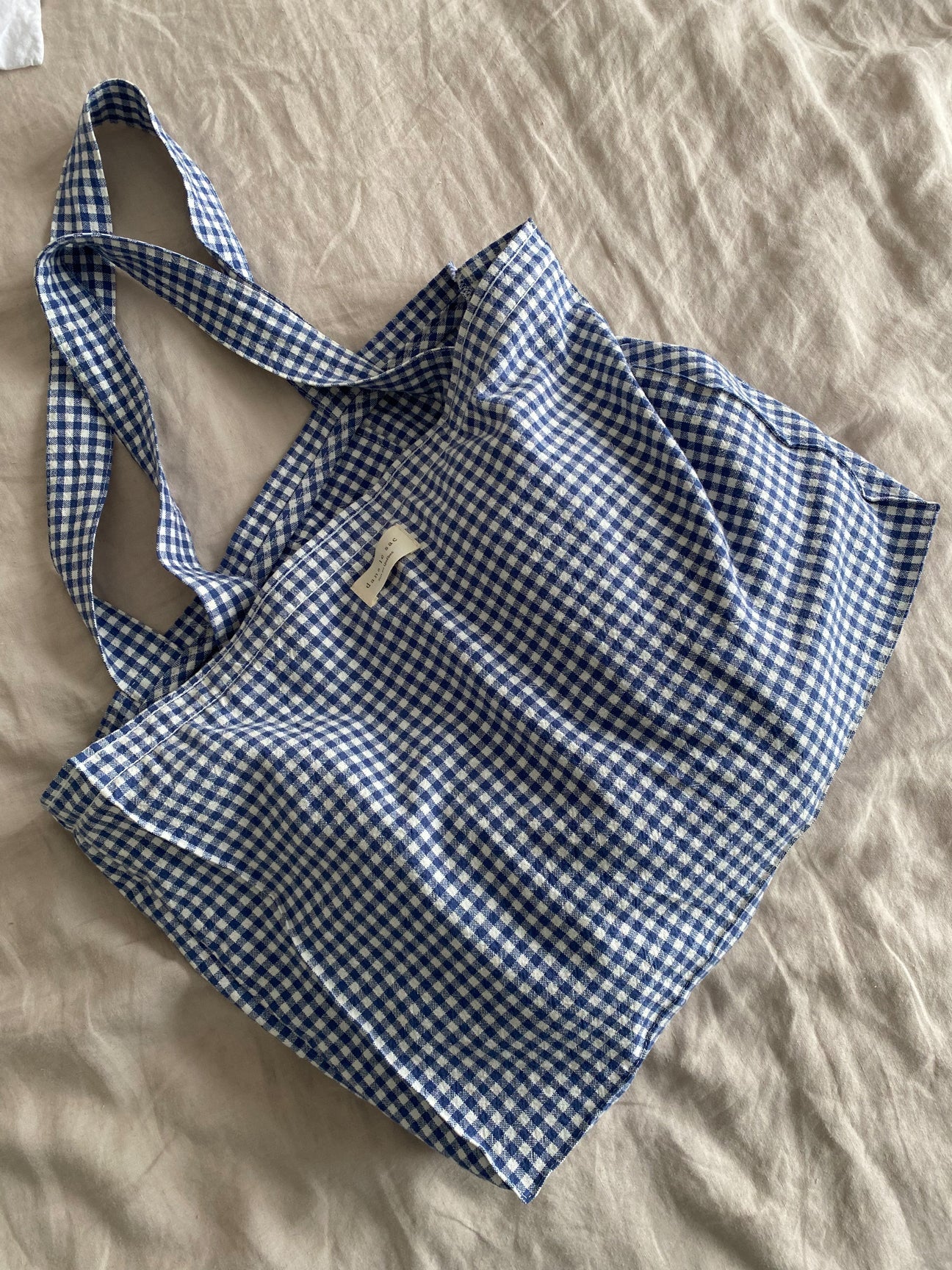 Fourre-tout en coton biologique - Marine