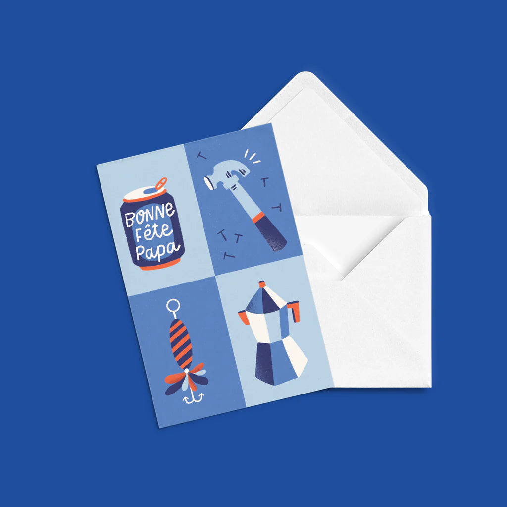 Carte de souhaits - Bonne fête papa