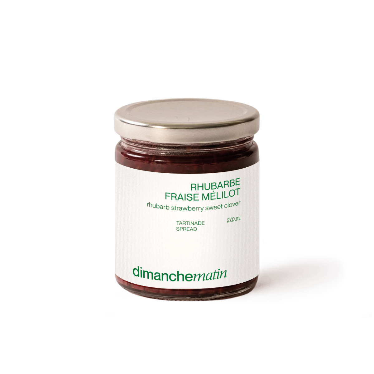 Spread - Rhubarb, strawberry and sweet clover