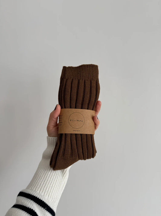 Chaussettes pour homme en coton - Chameau
