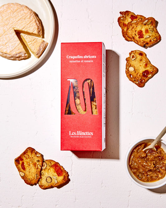 Craquelins - Abricot, noisettes et romarin