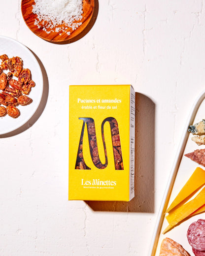 Pacanes et amandes - Érable et fleur de sel