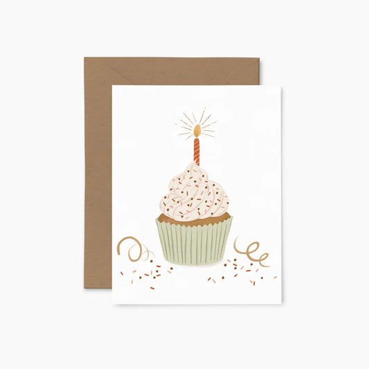 Carte de souhaits - Cupcake