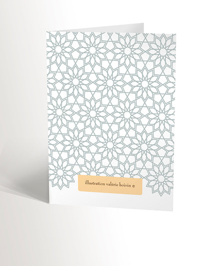 Carte de souhaits - Chien au foulard