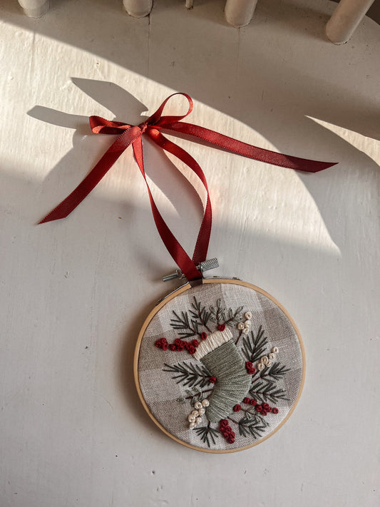 Broderie - Bas de Noël