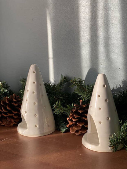 Sapin à lampions en céramique