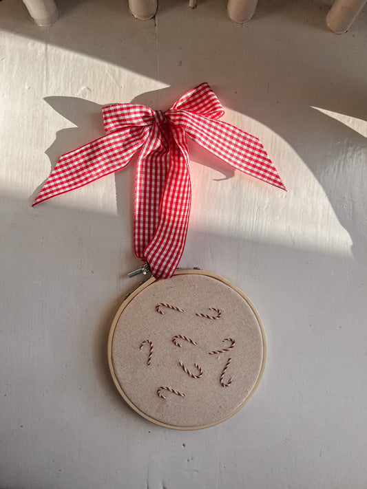 Broderie - Cannes de bonbon