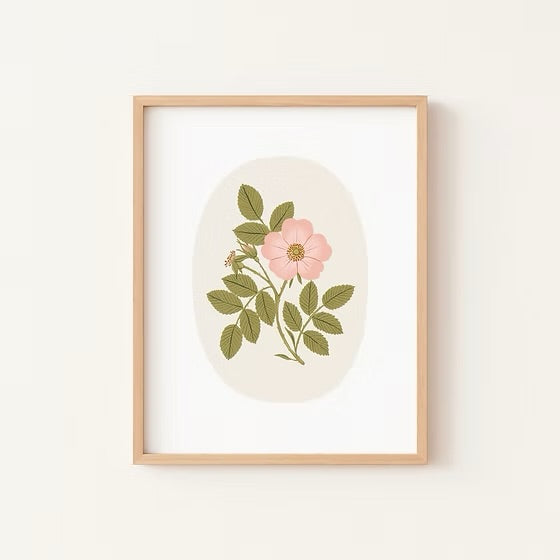 Affiche - Rose sauvage