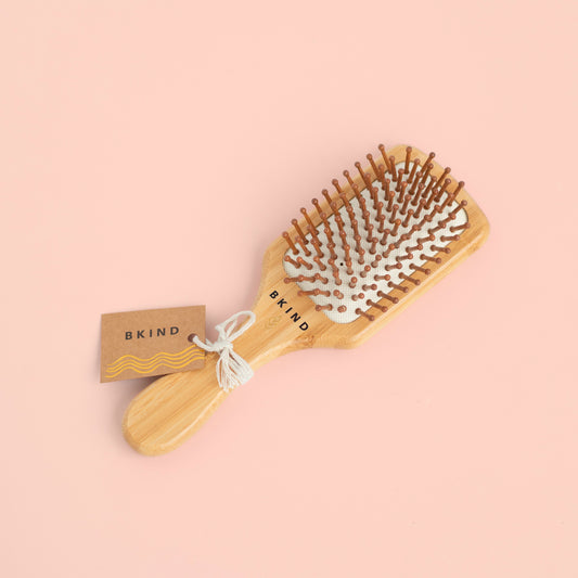 Brosse à cheveux en bambou
