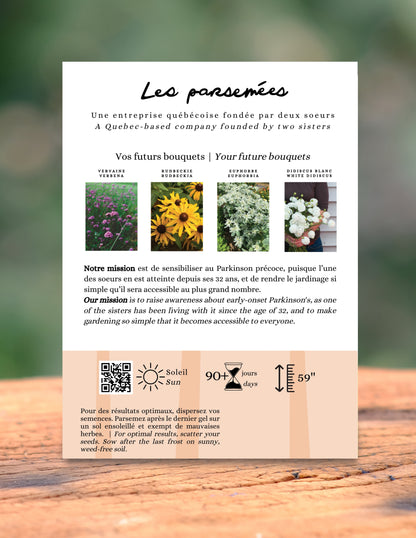 Semences - bouquet 90 jours