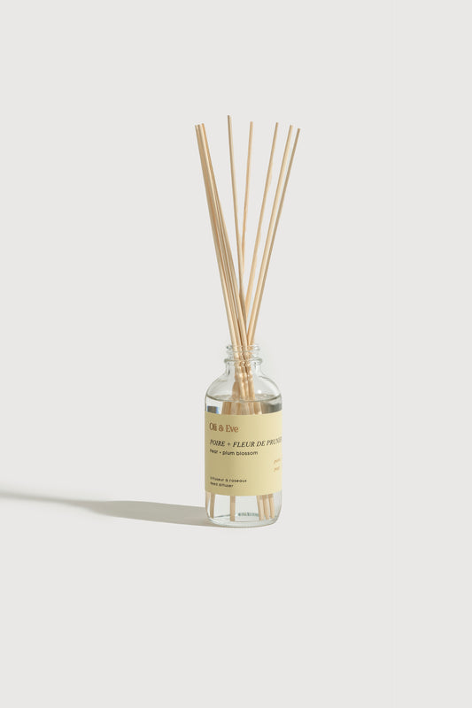 Diffuseur à roseaux - Poire + Fleur de prunier