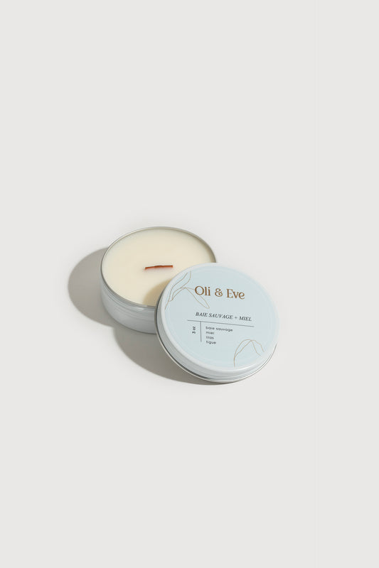 Bougie - baie sauvage + miel