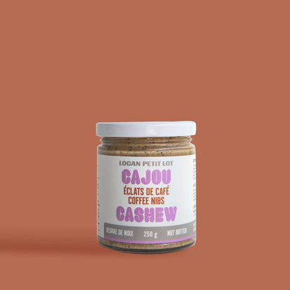 Beurre de cajou + éclats de café