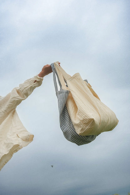 Fourre-tout de plage - Rayé