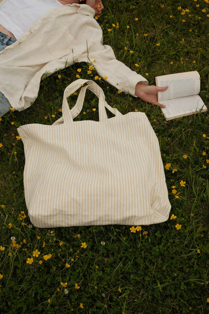 Fourre-tout de plage - Rayé