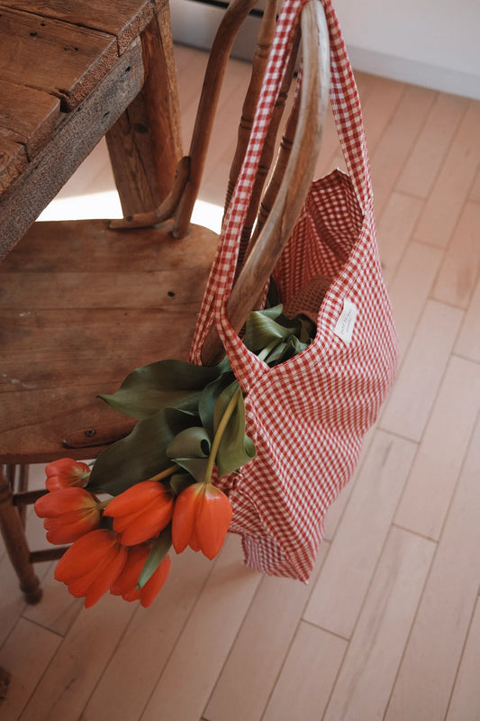 Organic cotton tote bag - Red