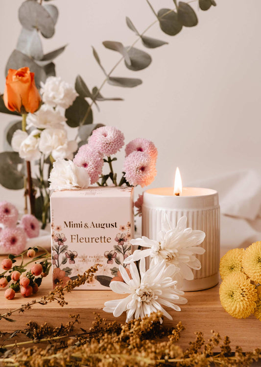 Reusable candle - Fleurette