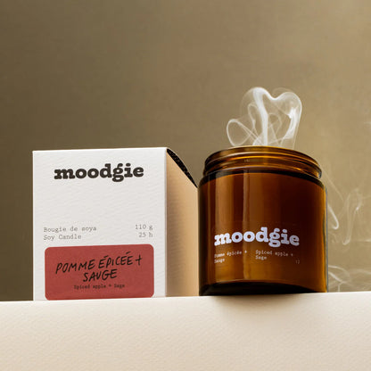 Bougie - Pommes épicées + sauge