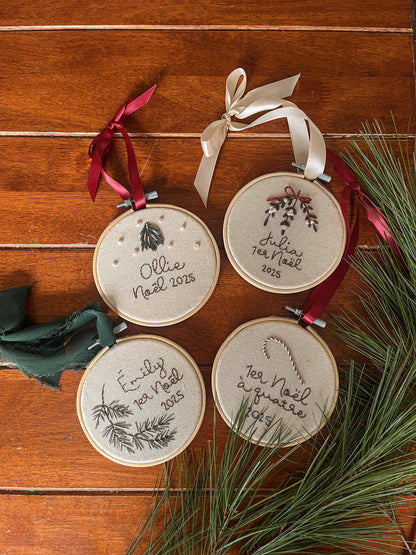 Ornement de Noël - Personnalisable
