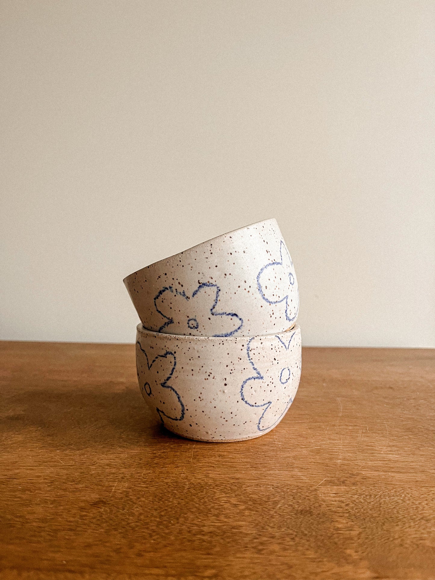 Tasse - Fleurs bleues