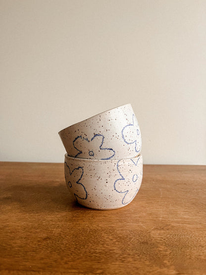 Tasse - Fleurs bleues