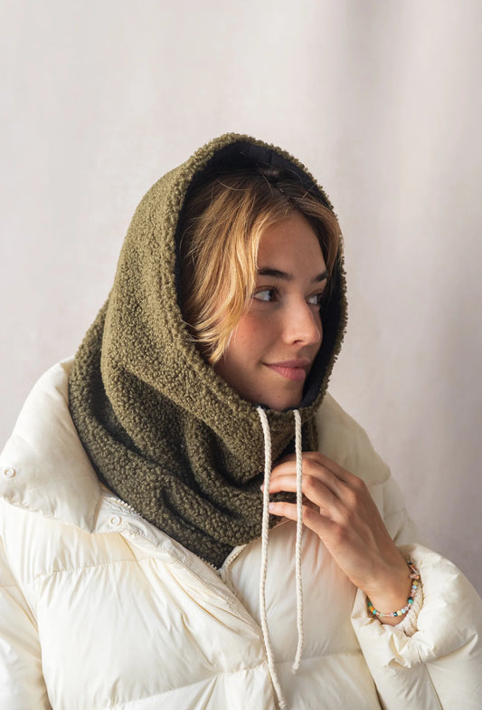 Col capuche réversible - intérieur velours