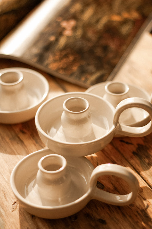 Linen Candle Holder