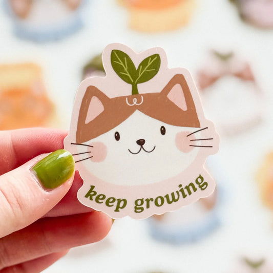 Autocollant découpé - Keep growing