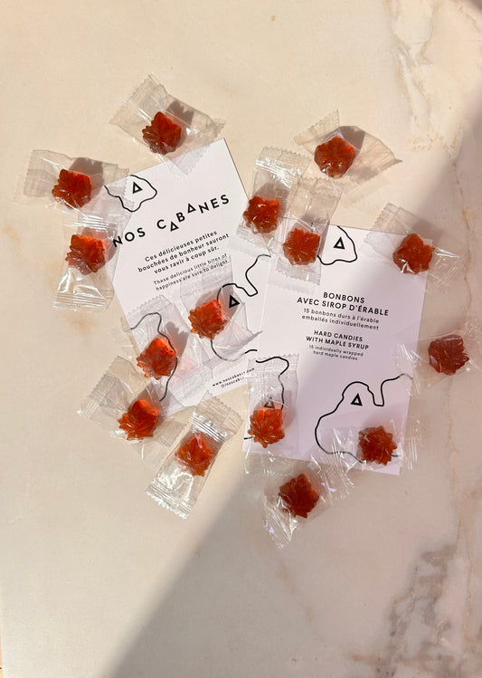 Bonbons durs à l'érable