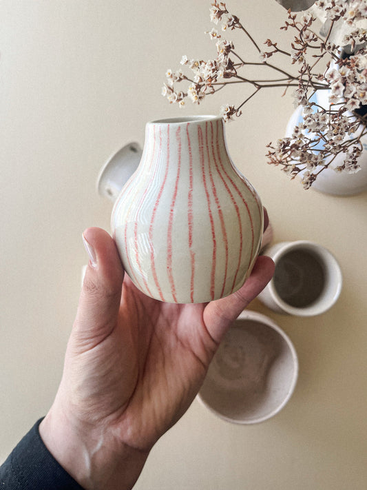 Mini vase ligné - Poterie Vez