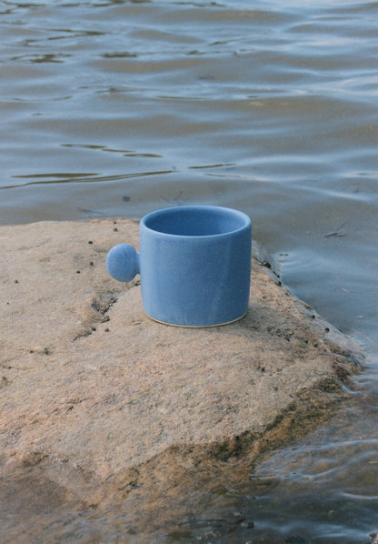 Shell handle mug - Blue
