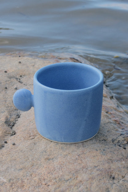 Shell handle mug - Blue