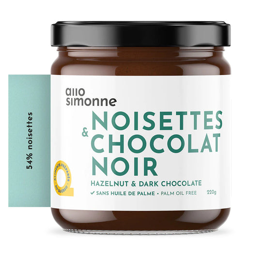 Tartinade - Noisettes et chocolat noir
