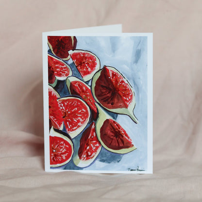 Carte de souhaits - Sliced Figs