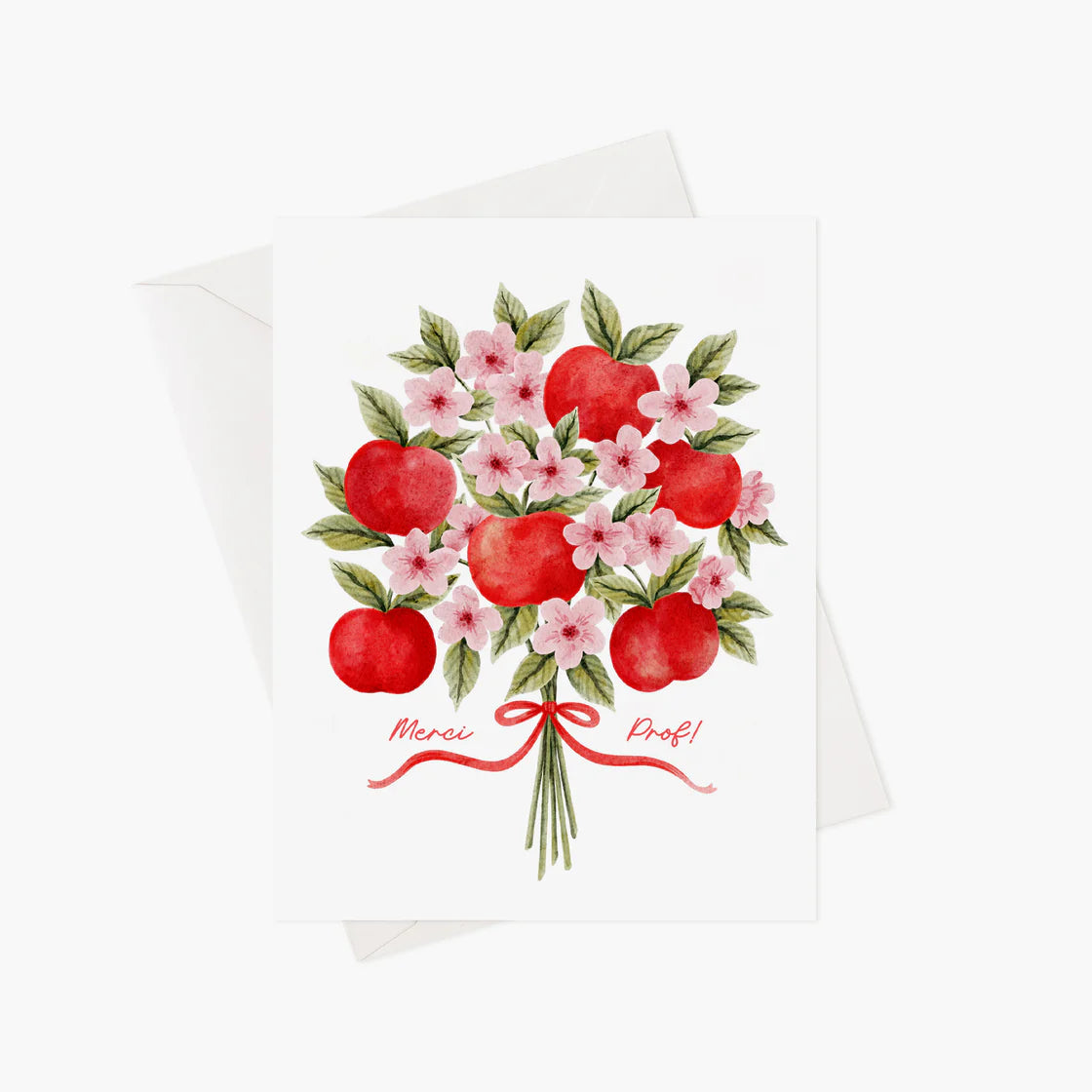 Carte de souhaits - Bouquet de pommes