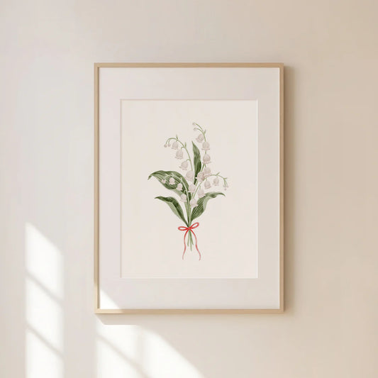 Affiche - Bouquet de muguets