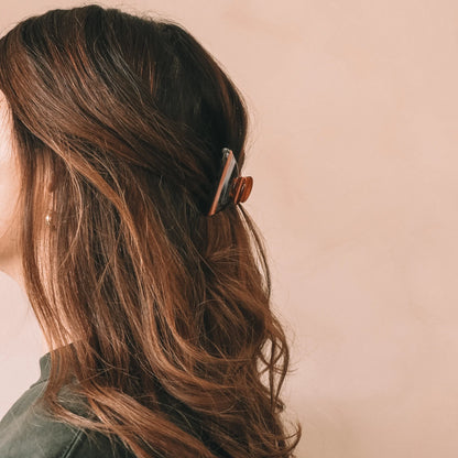 Pince à cheveux La Nella- Bordeaux Multi